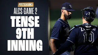 Astros threaten Rays in TENSE 9th inning of ALCS Game 2, try to comeback from 4-1 deficit!