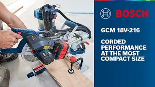 Bosch GCM 18V-216 Professional Cordless Mitre Saw - BITURBO