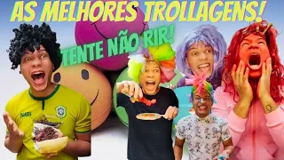 TENTE NÃO RIR 😂 / AS MELHORES TROLLAGENS 😂