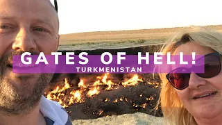 Gates of Hell (Darvarza gas crater) in Turkmenistan - July 2019