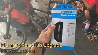 Shimano Rear Hub Upgrade -M475| Installation Replacement| Soundcheck Trek Marlin 6