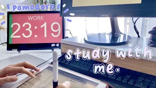 study with me with lofi music | Pomodoro 25 mins study x 5 mins rest