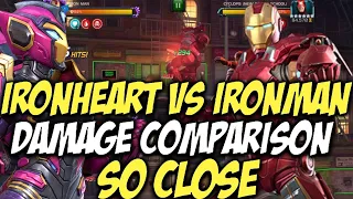 Ironheart Vs Ironman Damage Comparison | So Damn Close | Marvel Contest Of Champions