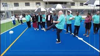 Fiji Deputy Prime Minister welcomed the FIFA President Inaugural visit to Fiji