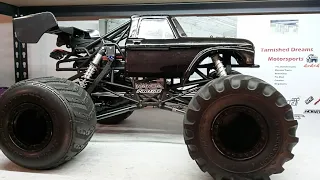 RC Monster Truck Close look at one of the most toughest Axial SMT10 with Losi LMT axles Frankenstein