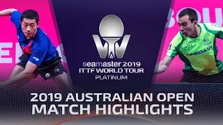 Xu Xin vs Hugo Calderano | 2019 ITTF Australian Open Highlights (1/4)