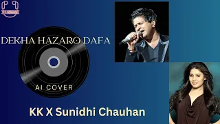 Dekha Hazaro Dafa | KK AI | Sunidhi Chauhan AI | Arijit Singh | AI Cover | Rustom @AIBeats-AIB