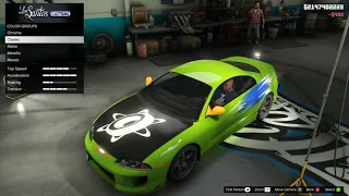 GTA 5 - Making Brian's Mitsubishi Eclipse from The Fast & The Furious