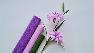 How To Make Australia Lily Paper Flower / Paper Flower / Góc nhỏ Handmade