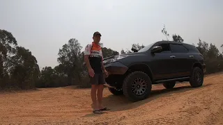 Toyota fortuner gxl walkaround offroad