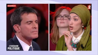 💥 Débat sur le port du voile entre Manuel Valls et Attika Trabelsi