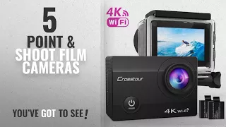 Top 10 Point & Shoot Film Cameras [2018]: Crosstour 4K WIFI Action Camera Underwater Sports Cam