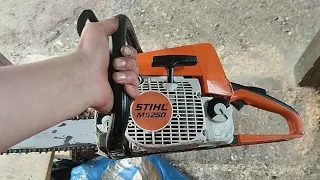 Збірка stihl ms 250. Детально українською