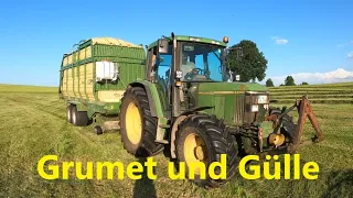 Grumet (Heu) in einem Tag und Gülle nach Grünwald