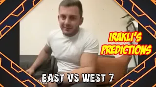 Irakli Zirakashvili’s predictions on East vs West 7 supermatches