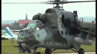 Czech Air Force Mil Mi-24 Hind Attack Helicopter @ CIAF Brno 2005