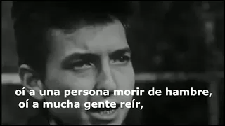 Bob Dylan  /  Dylan Thomas - A Hard Rain's A-Gonna Fall- subtitulado en español