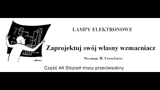 Zaprojektuj swój lampowy wzmacniacz - cz 4A, przeciwsobny stopień mocy (nr221)