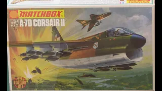 Classic Matchbox A-7D Corsair II 1/72 PK-101 Kit Review