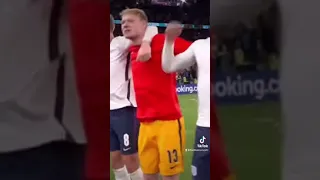 England players sing sweet Caroline after historic victory