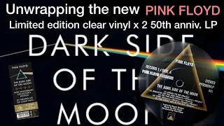 Unwrapping Pink Floyd TDSOTM Limited Edition x 2 Clear Vinyl 2024