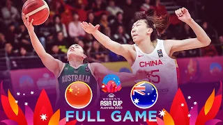 China v Australia | Full Basketball Game | FIBA Women's Asia Cup 2023 - Division A