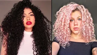 Amazing Natural Curly Hair Style Transformation Tutorials Compilation