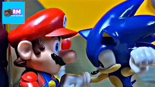 MARIO Vs. SONIC (Stop-Motion) Short Film