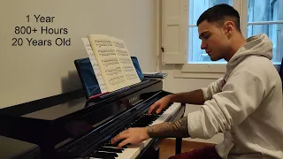 1 Year Piano Progress | Adult Beginner | From Scratch to Chopin Etude