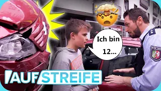 12-Jähriger hinterm Steuer 🤯​ Sindera verwundert: "Wie alt bist du???" | Auf Streife | SAT.1