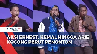 Stand Up Ernest Prakasa, Kemal Palevi dan Arie Kriting Bikin Penonton Tak Henti Tertawa, PECAH!