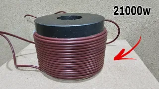 Turn Steel Box into 203v Generator Use Big Permanent Magnet