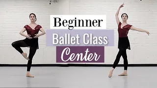 Beginner Ballet Class Center | At Home Workout | Kathryn Morgan