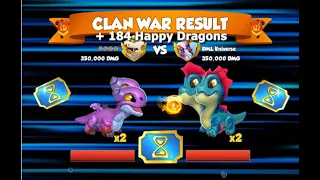 Clan Siege Final Battle and 184 Happy Dragons-Dragon Mania Legends | Legendary Torch Dragon | DML