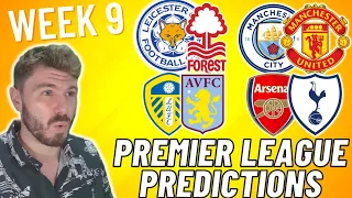 PREMIER LEAGUE PREDICTIONS WEEK 9 ✅️ | 22/23 Season! ⚽️