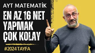 Ayt Matematik +16 Net Yapmak Çok Kolay #2024tayfa