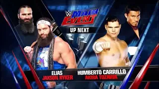 HUMBERTO CARILLO & AKIRA TOZAWA + ELIAS & JAXSON RYKER ENTRANCE WWE MAIN EVENT