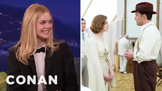 Elle Fanning Had To Wear Period Undergarments In "Live By Night" | CONAN on TBS