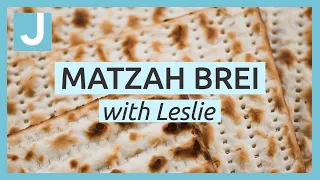 J Passover Recipes: Matzah Brei with Leslie