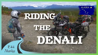 We ride towards North America’s TALLEST mountain! But will we see it? |🏍Trip to Alaska Episode 44