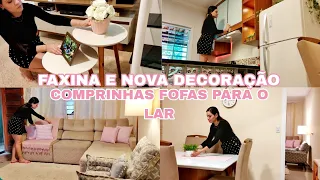 NOVA DECORAÇÃO NA CASA/COMPRINHAS NA SHOPEE/FAXINA NA COZINHA