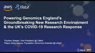 Lifebit: Powering Genomics England's Research Environment & the UK's COVID-19 Research