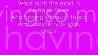 What Hurts The Most - Cascada (With Lyrics)