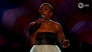 Cynthia Erivo performing "Requiem for a Soldier" on the 2018 National Memorial Day Concert