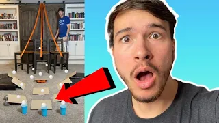 REACTING to Impossible Trickshots!
