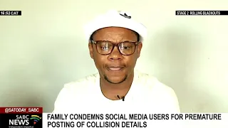 Moeketsi Molelekoa’s family condemns social media users for premature posting of collision details