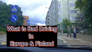 Bad Drivers of Finland and Pedestrians - Example 101 #baddriver #trafficinfinland #finland