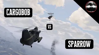 Cargobob vs Sparrow & other moments | GTA Online