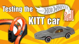 Testing the KITT car (Knight Rider) from Hot Wheels iD!