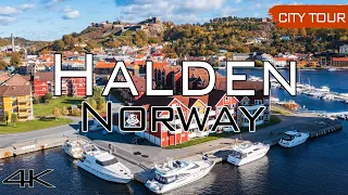 Halden, Norway - City Tour & Drone, 4k